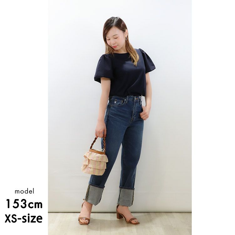 SOMETHING】ストレートデニムパンツ 小さいサイズ 服 レディース 通販