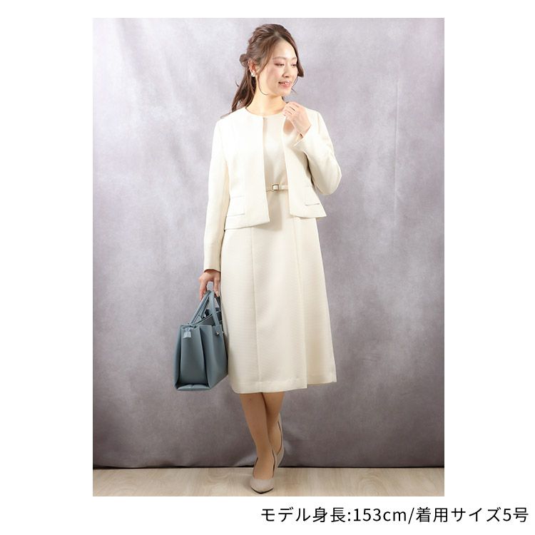 OUTLET】ワッフルピケノーカラージャケット 小さいサイズ 服