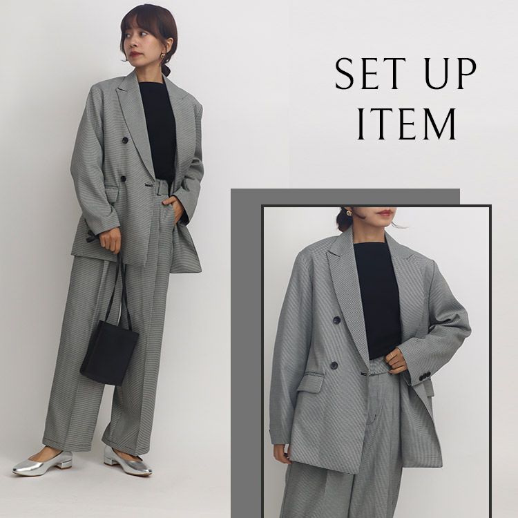 OUTLET】オーバーサイズチェックジャケット 小さいサイズ 服