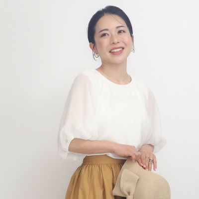 シフォンスリーブブラウス