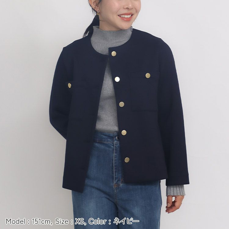 再値下げ】ダンボールカルゼノーカラージャケット 小さいサイズ 服