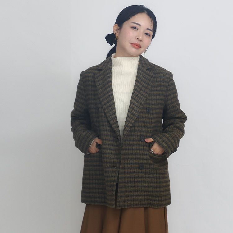 MAX60％OFF ファミリーセール価格】フランネルツイードジャケット