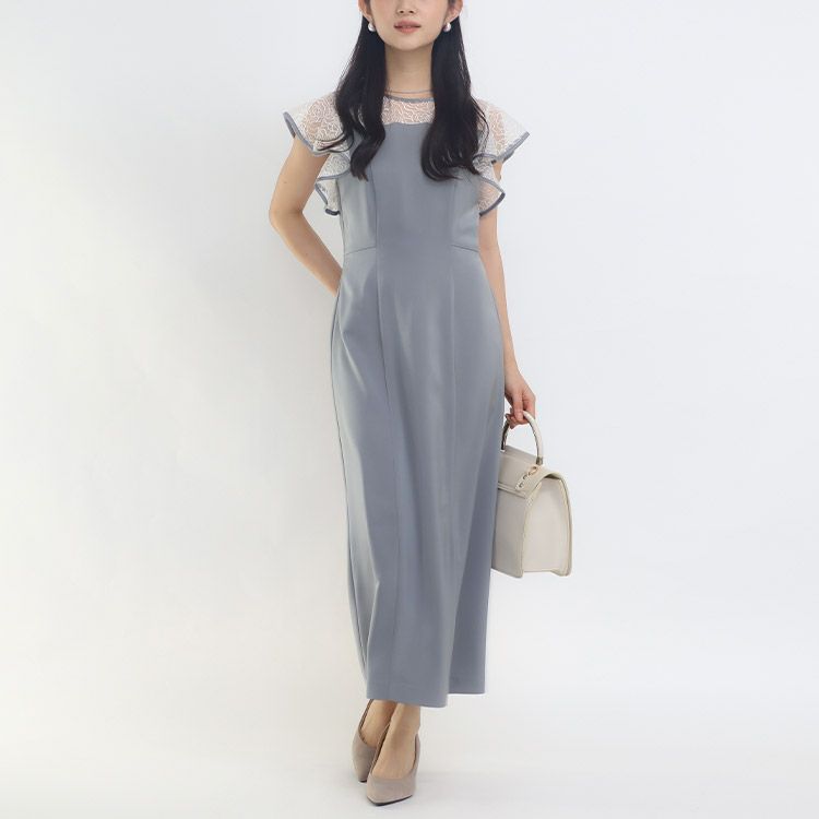 ワンピース　デザイン　服　春　夏　女性 ヴィオラ エ ヴィオラ Viola e Viola サークル刺しゅう7分袖シャツ